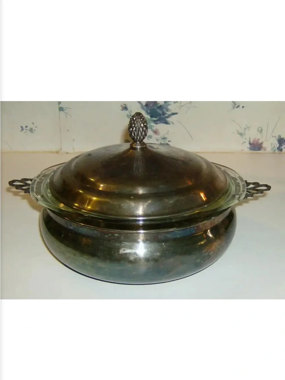 Sheffield Silver Co. ~ Covered Casserole ~ Made is U.S.A. - Silver